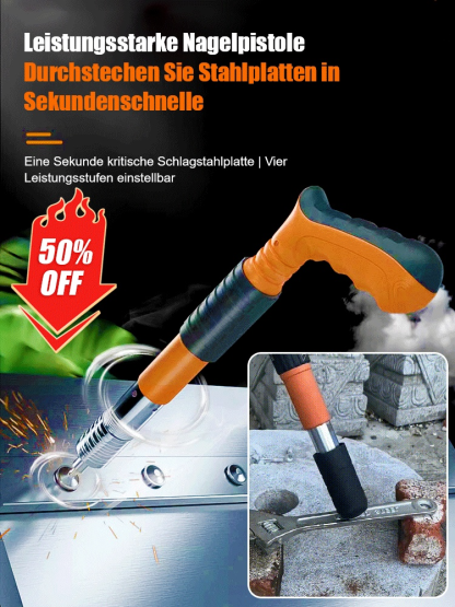 Manuelle Nagelpistole mit Schalldämpfer
