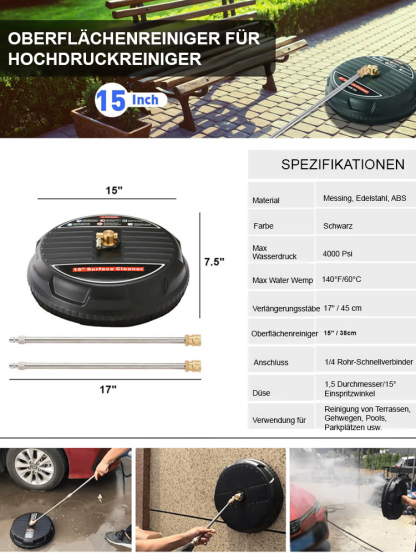  🚀 Verwandeln Sie die Bodenreinigung in ein Spiel: Reinigen Sie 40㎡ in nur 5 Minuten! 🧽💦 Haushalts-Sparwasser-Hochdruck-Reinigungssystem. 🌟