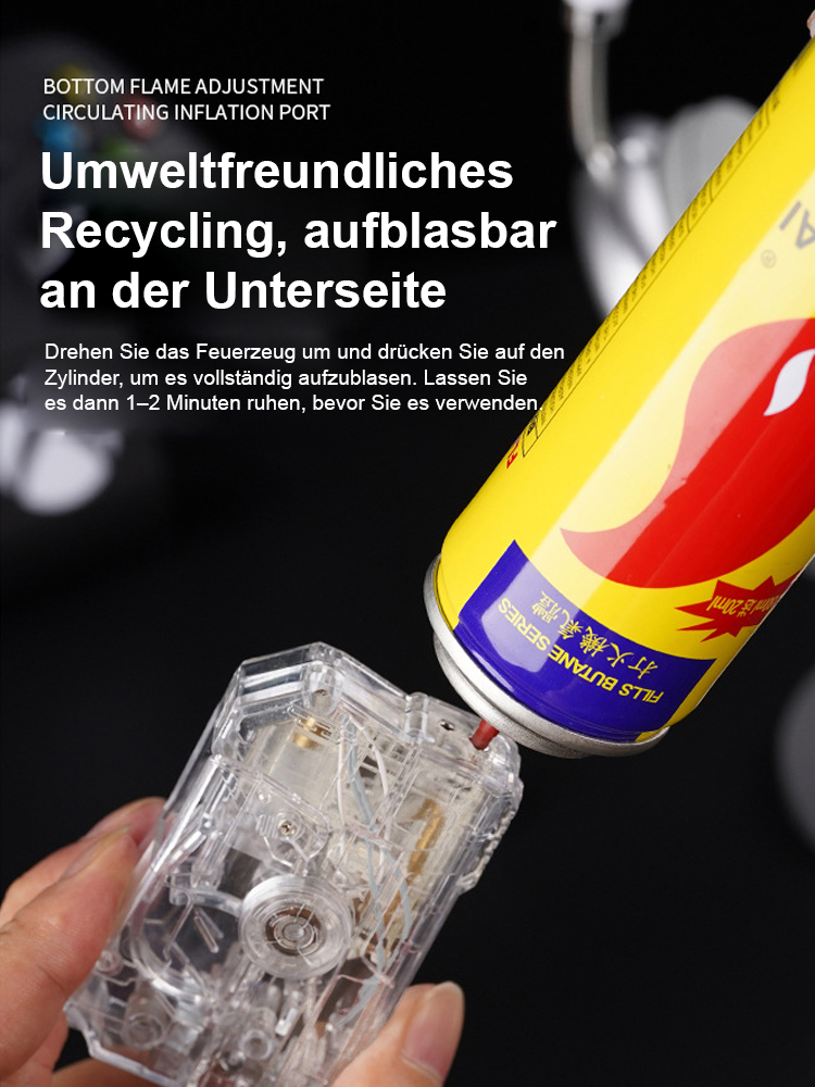 Freude an den Fingerspitzen: 🌀 + Feuerzeug, zwei in einem 🔥