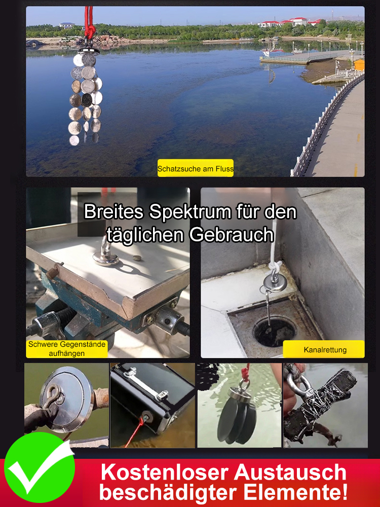 Starker Bergungsmagnet