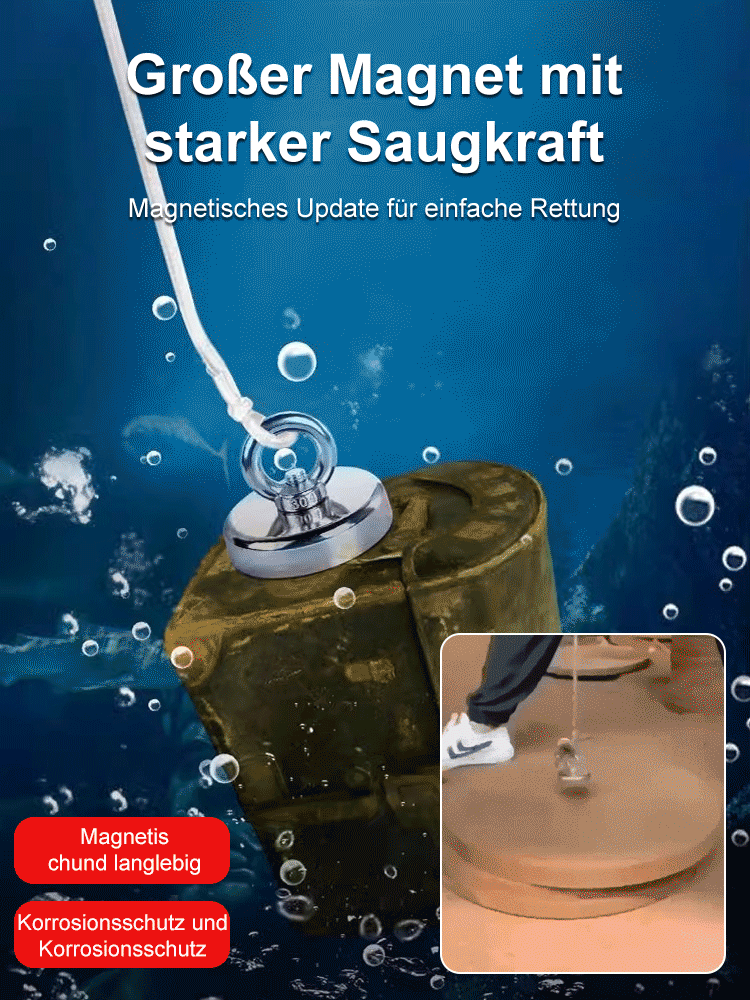Starker Bergungsmagnet