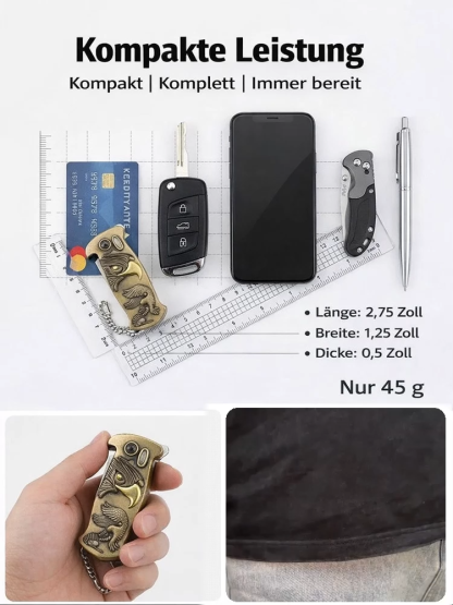 🦅 Taktisches 3-in-1-Tool in Marine-Qualität: Sturmfestes Plasma-Feuerzeug + 440C-Stahlklinge + Flaschenöffner — Das ultimative Alpha-EDC! 🔥