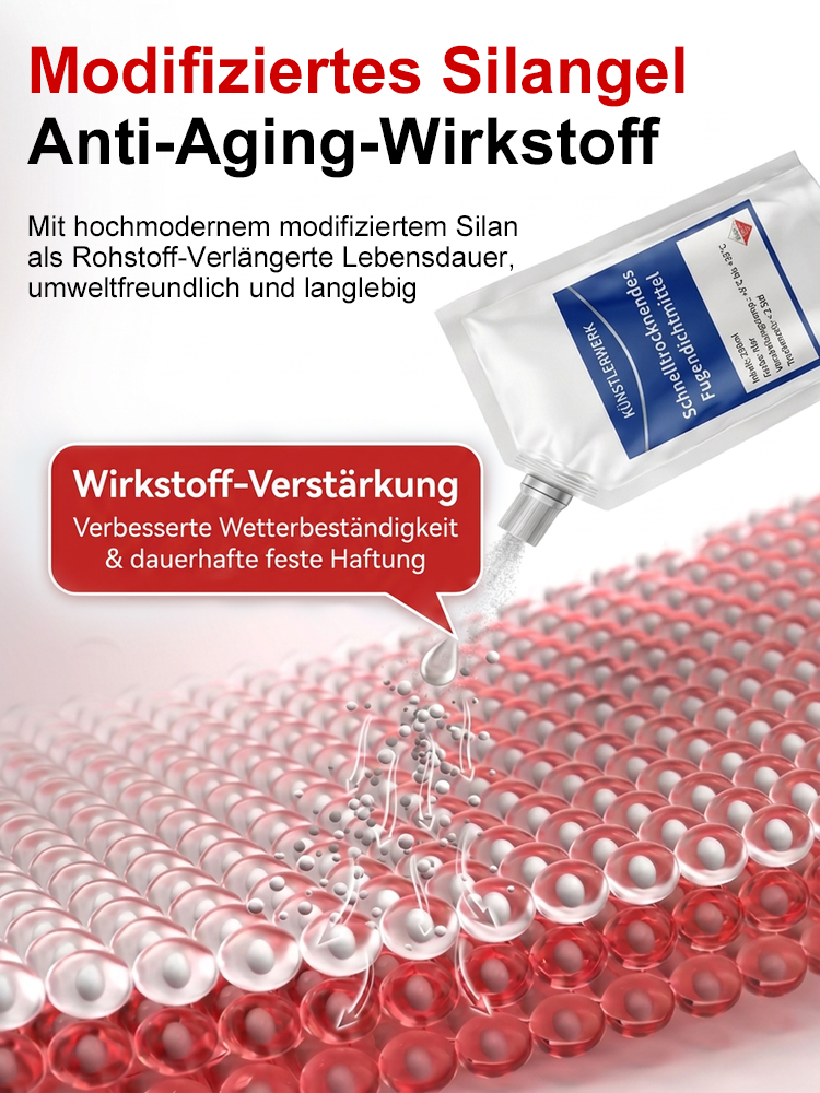 Profi MS-Polymer Dichtstoff 💧 Härtet unter Wasser 🛠️ 500% Elastisch ☀️ UV-beständig ⏱️ 2h Schnellhärtend