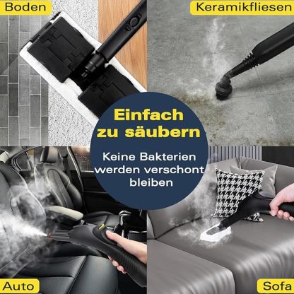 Mehrzweck Dampfreiniger,Dampfreiniger für alles-21-teiliges Zubeh?r,Dampfreiniger Handger?t und Schultergurt,Reinigen Sie,polsterm?bel,Sofa,fliesen,boden,fenster, Teppichkehrer
