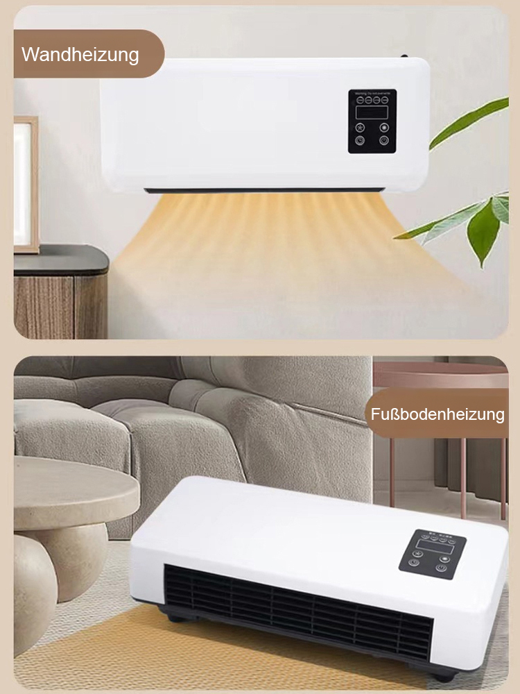 Wandmontierter Heiz- und Kühlklimaventilator