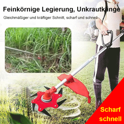Die Bearbeitung von 100㎡ Rasen dauert nur 10 Minuten! 🌿 Machen Sie das Unkrautjäten zum Kinderspiel! 🎮