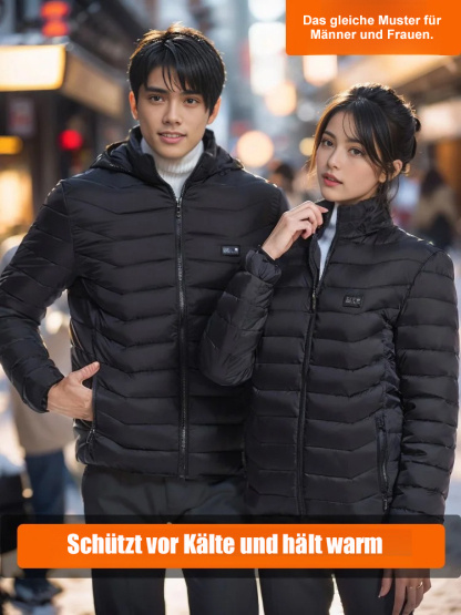 Mit einer Powerbank beheizbare Daunenjacke! ❄️ Hält Temperaturen von bis zu -50℃ stand! 🧥🔋