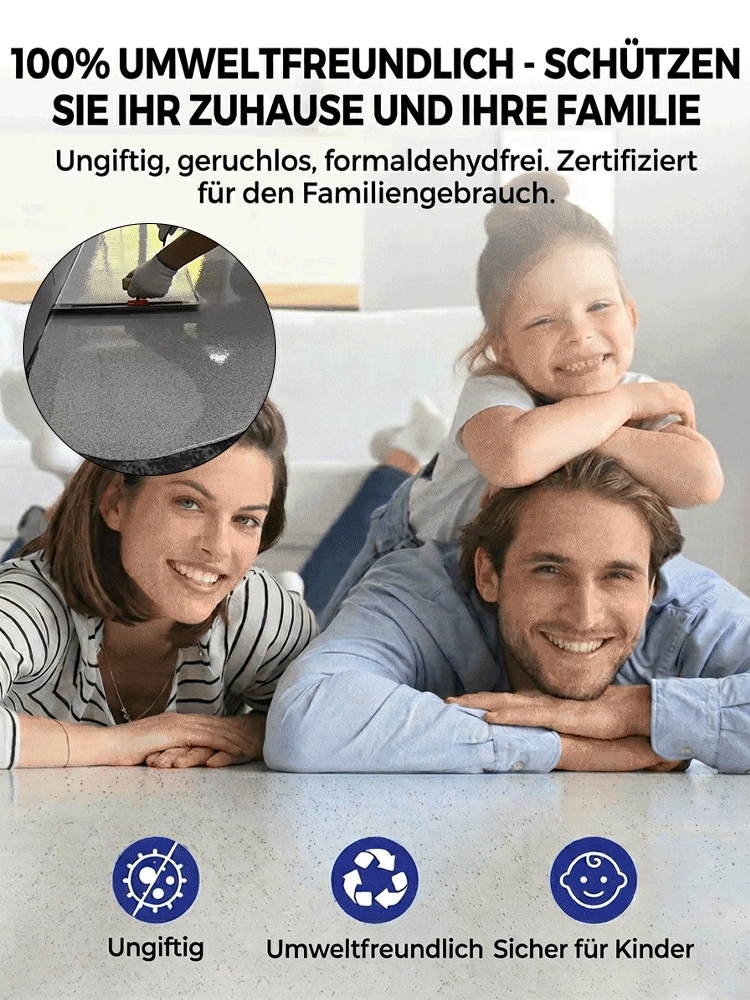 Premium DIY Bodenbeschichtung 🥇 Selbstnivellierend, Geruchsneutral, 2H Schnelltrocknend, R10 Rutschfest, Spart 90% Kosten 🚀