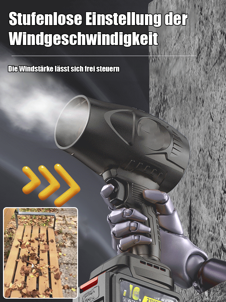 Reinigen Sie in nur 5 Minuten den Garten von Blättern 🍂 und in 3 Minuten Ihr Auto vom Schnee! ❄️ Kabel- und kabelloses Kraftpaket mit Turbopower und langer Akkulaufzeit! 💨