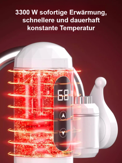 Nur 1 € monatliche Stromrechnung! Sofortheizender, installationsfreier elektrischer Wasserhahn