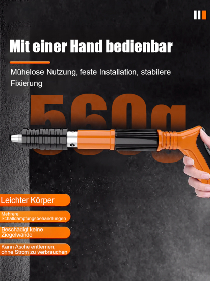Manuelle Nagelpistole mit Schalldämpfer