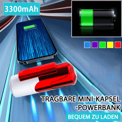 Tragbare Mini-Kapsel-Powerbank