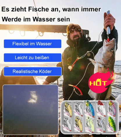 Anti-Hänger Allround-VIB-Köder 🎣, geeignet für alle Spinnfischen-Arten! 🐟