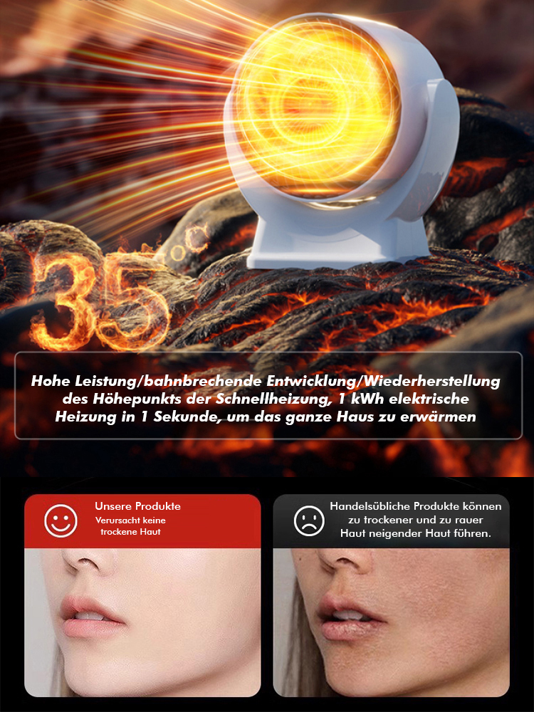 In 1 Sekunde aufgeheizt! Ein Heizgerät, das den ganzen Winter nur 50 € Strom kostet! ⚡️🔥❄️