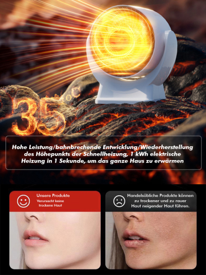In 1 Sekunde aufgeheizt! Ein Heizgerät, das den ganzen Winter nur 50 € Strom kostet! ⚡️🔥❄️