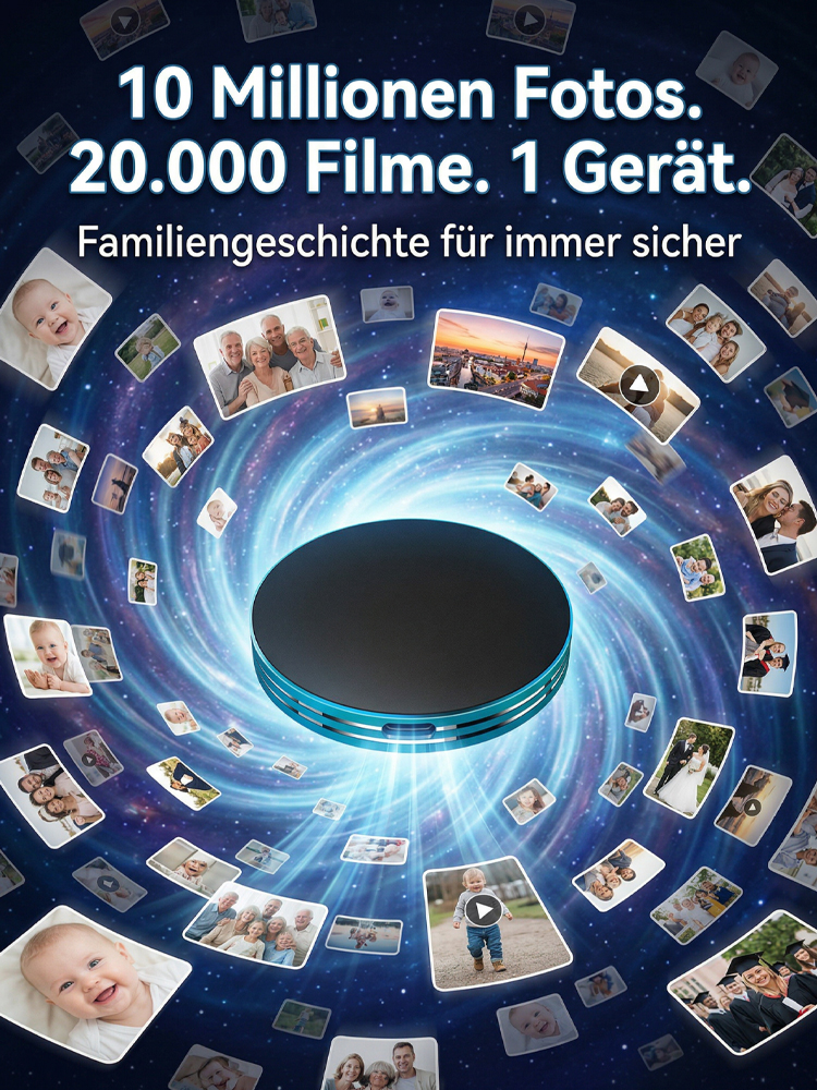 32TB Magnetische SSD Externe Festplatte Hyper-Speed 8.0 Universal für Smartphone und PC 🚀 10 Mio Fotos Speicherplatz 🛡️ Aluminium Kühlung ⚡