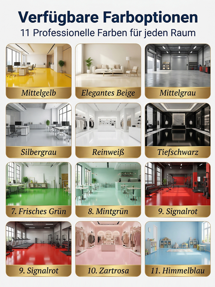 🏠 DIY Bodenfarbe: Selbstnivellierend Wasserbasiert Geruchlos Schnelltrocknend Extrem Belastbar 🛠️