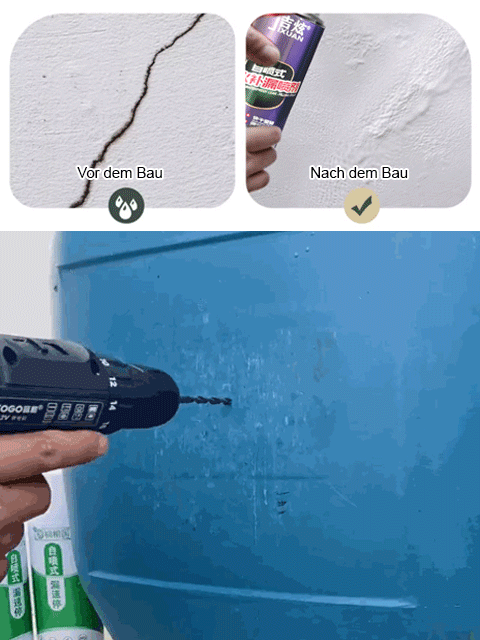 Keine Notwendigkeit, Arbeiter zu engagieren – 🏠 Wasserdicht selbst zu Hause machen! Eine Dose deckt 50㎡ ab, 🌟 30 Jahre sorgenfrei!