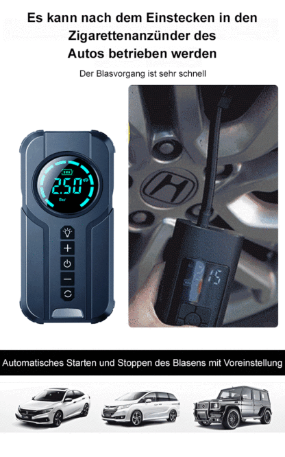 ⚡🚗 Doppelpower-Wunder: Starten & Aufpumpen in Sekunden!