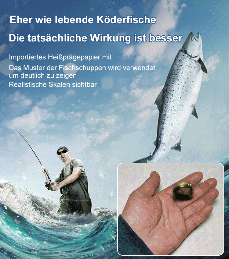 Anti-Hänger Allround-VIB-Köder 🎣, geeignet für alle Spinnfischen-Arten! 🐟