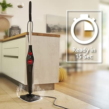 Dampfreiniger mit Mikrofaser-Pad, hygienische Bodenreinigung,