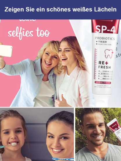 Probiotische Whitening Shark Zahnpasta