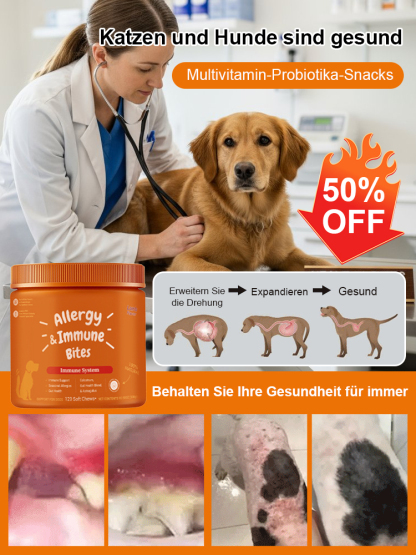 🛡️ Stärkt Immunsystem & Verdauung | 11-in-1 Power-Snacks mit Vitaminen & Probiotika für Hunde & Katzen 🐶🐱