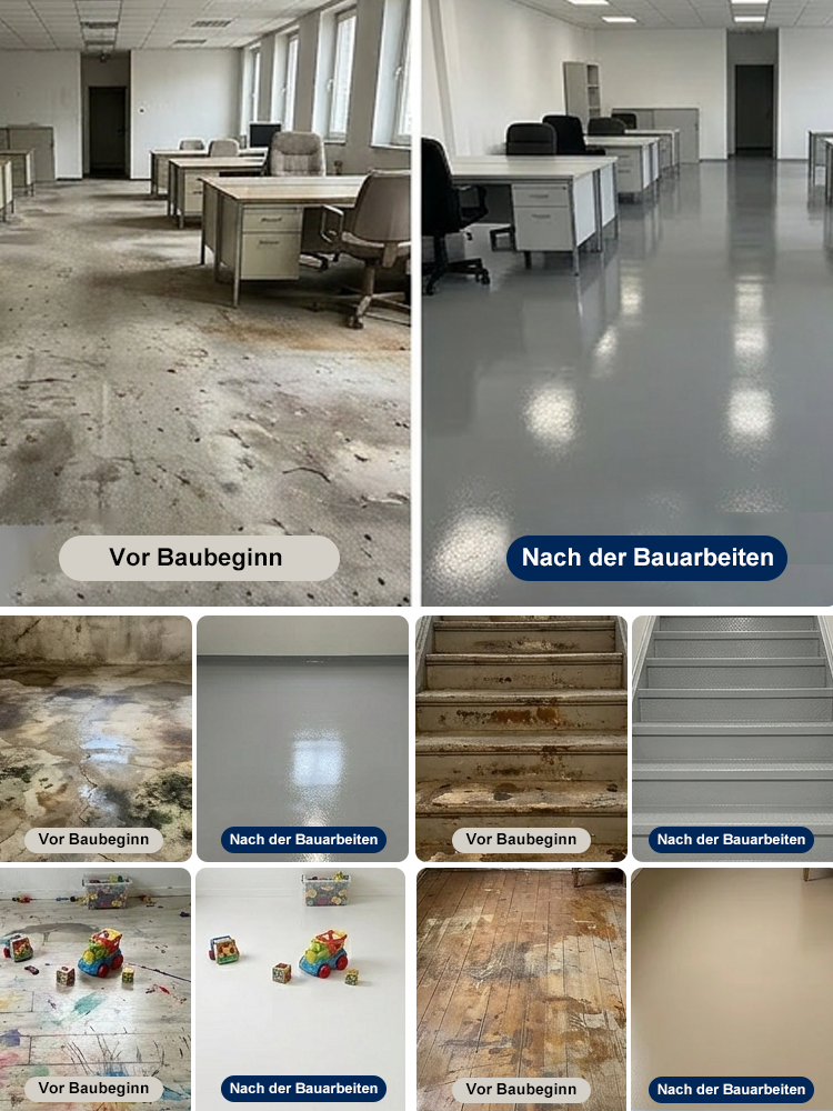 ✨ Selbstnivellierende Beschichtung – Schnell, Günstig, Robust 🏡 Rutschfest, Formaldehydfrei ✅