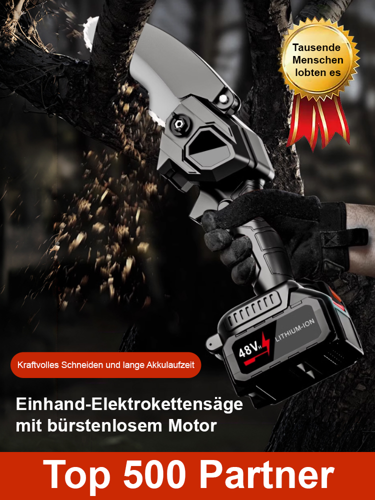 [Kaufen Sie eine und nutzen Sie sie ein Leben lang] Akku-Lithium-Kettensäge für Holzfäller