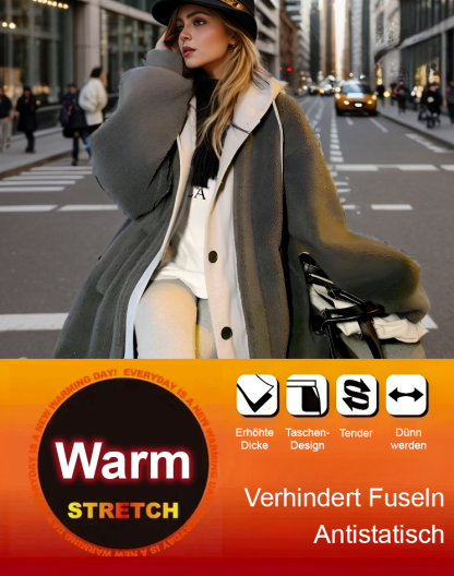 Auf Instagram wurden bereits 80.000 Stück verkauft! Modisch, warm und schlank machend!