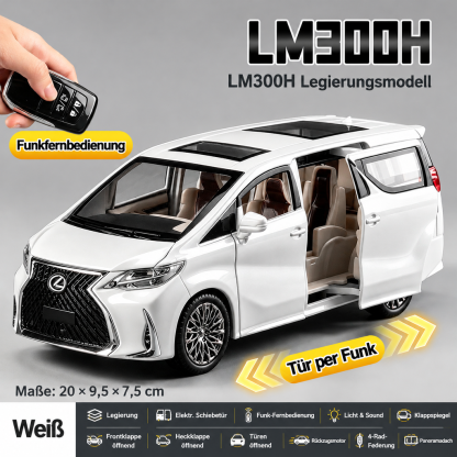 ✨ Premium Sammler-Van 1:24 | Metall-Chassis | Vierrad-Federung | 4-Fach Einbrennlackierung | Geschenkbox 🎁