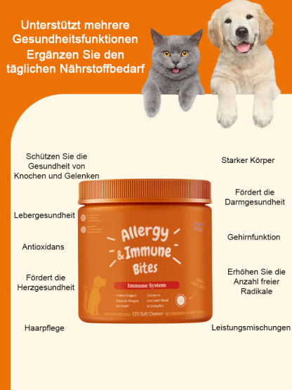 🛡️ Stärkt Immunsystem & Verdauung | 11-in-1 Power-Snacks mit Vitaminen & Probiotika für Hunde & Katzen 🐶🐱