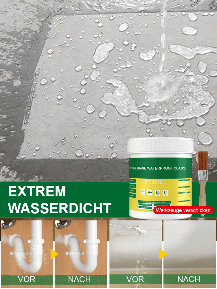 Einmal auftragen, 20 Jahre lang kein Wasserleck! Keine Fachleute erforderlich! 🚿🔧
