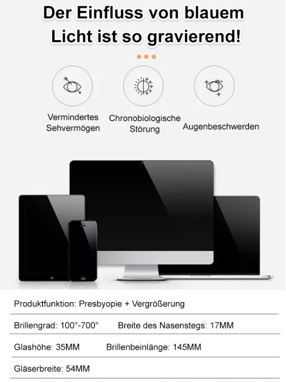Autozoom-Brille für Presbyopie