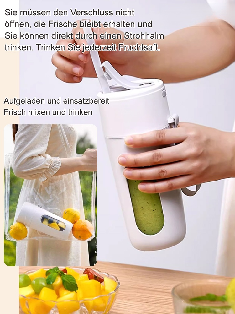 Tragbare Saftpresse