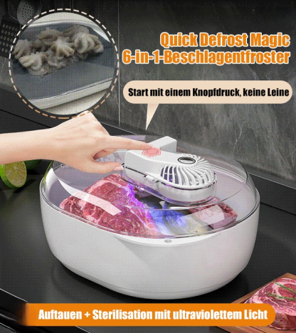 6-in-1-Bakterienhemmender Auftau-und Frischhalter