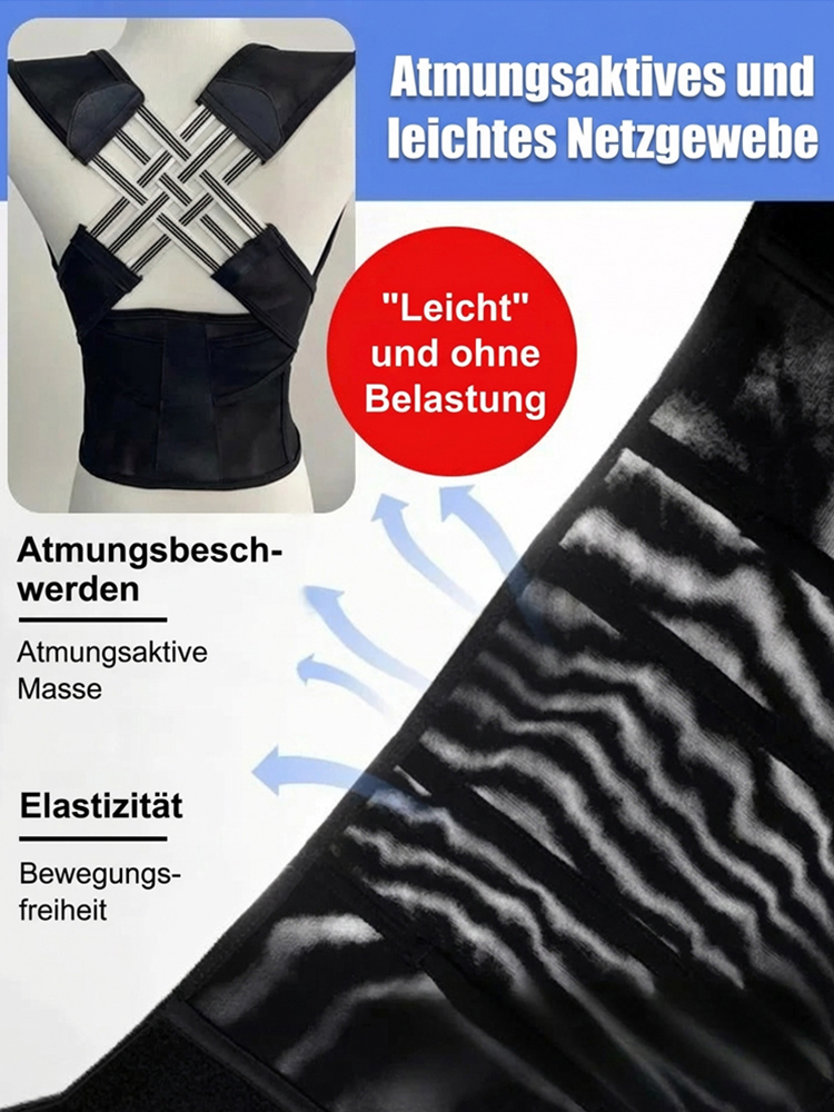 🏆 Haltungskorrektur für gesunden Rücken AGR-empfohlen unsichtbar atmungsaktiv deutsches Design 🌟