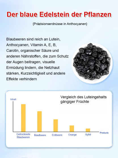 Echte '0' Zusätze, extragroße getrocknete Blaubeeren! 🍇 Bewahren Sie den ursprünglichen Geschmack und die Nährstoffkomponenten perfekt! 🌟