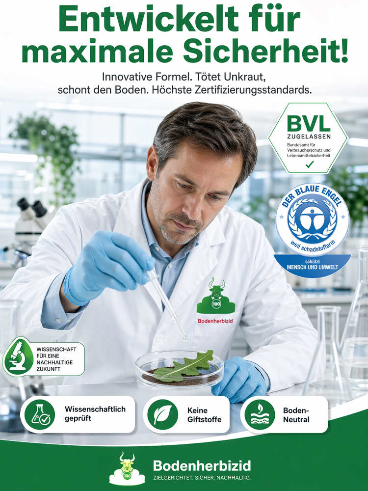 🌱 Bio-Unkrautvernichter: Tiefenwirkung bis zur Wurzel • Rasenschonend • 100% Sicher für Haustiere • Nur gegen Unkräuter