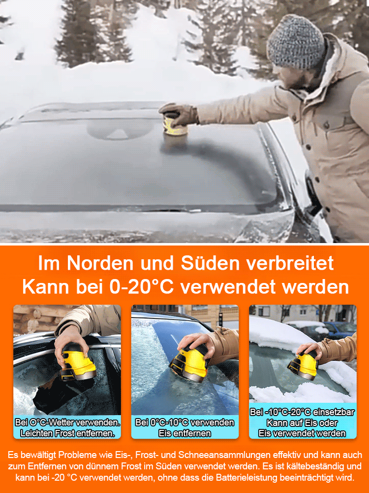 [Effizientes Schneeschmelzen in 3 Sekunden] Elektrischer Schnee- und Eisentferner