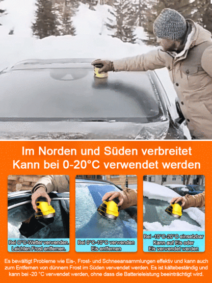 [Effizientes Schneeschmelzen in 3 Sekunden] Elektrischer Schnee- und Eisentferner