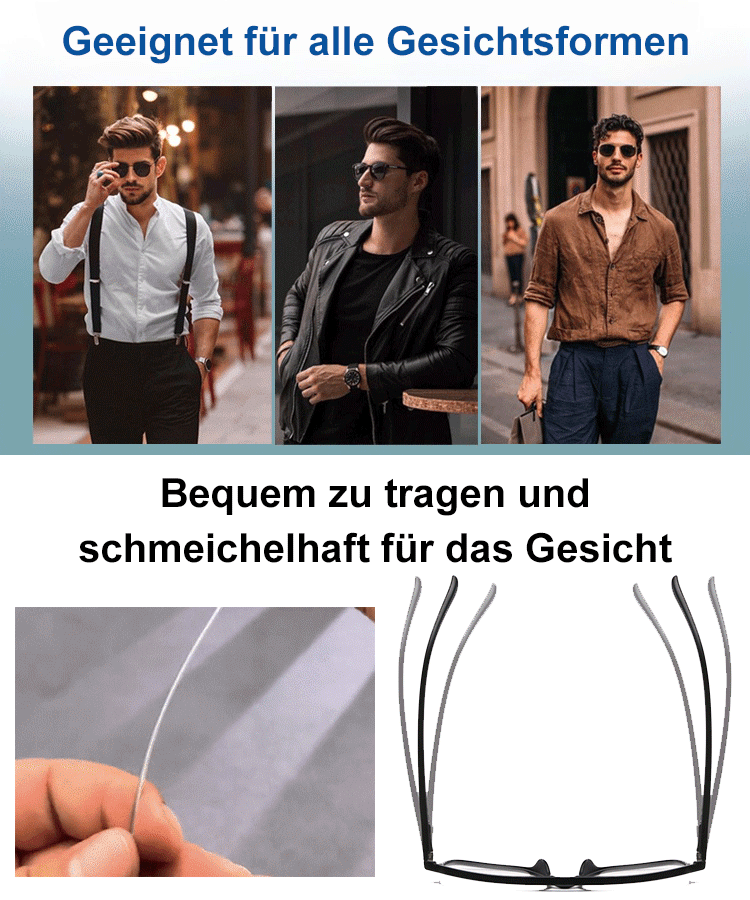 1 x Optischer Rahmen + 5Pcs magnetischer Sonnenbrillenclip.  