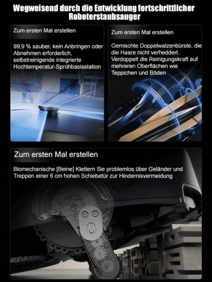 Desinfektionsrate von 99%, geräuscharmer und superintelligenter Saugroboter 🤖✨.
