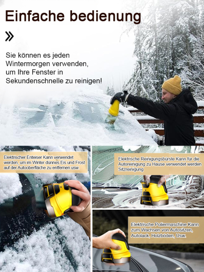 [Effizientes Schneeschmelzen in 3 Sekunden] Elektrischer Schnee- und Eisentferner