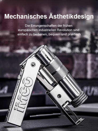 [Österreichische Militärqualität] Outdoor-Feuerzeug aus Messing, winddicht