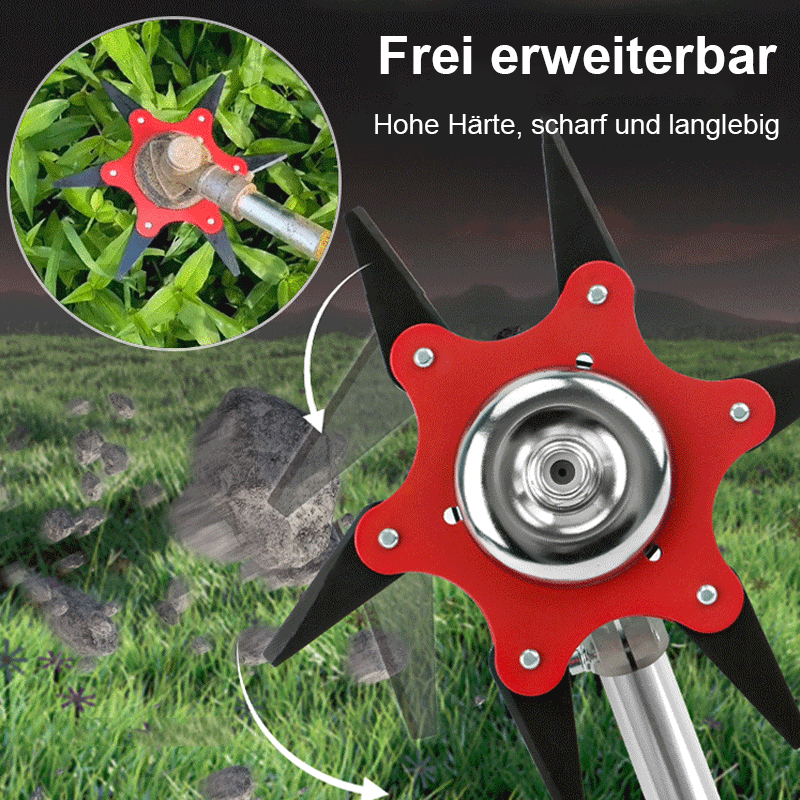 Die Bearbeitung von 100㎡ Rasen dauert nur 10 Minuten! 🌿 Machen Sie das Unkrautjäten zum Kinderspiel! 🎮