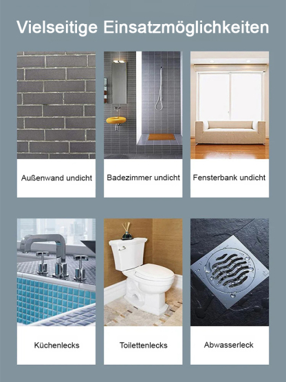 Einmal auftragen, 20 Jahre lang kein Wasserleck! Keine Fachleute erforderlich! 🚿🔧
