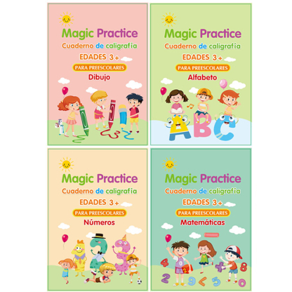  Magisches Übungsheft für Kinder: Zahlen, Buchstaben und Kunst in mehreren Sprachen ✨📚