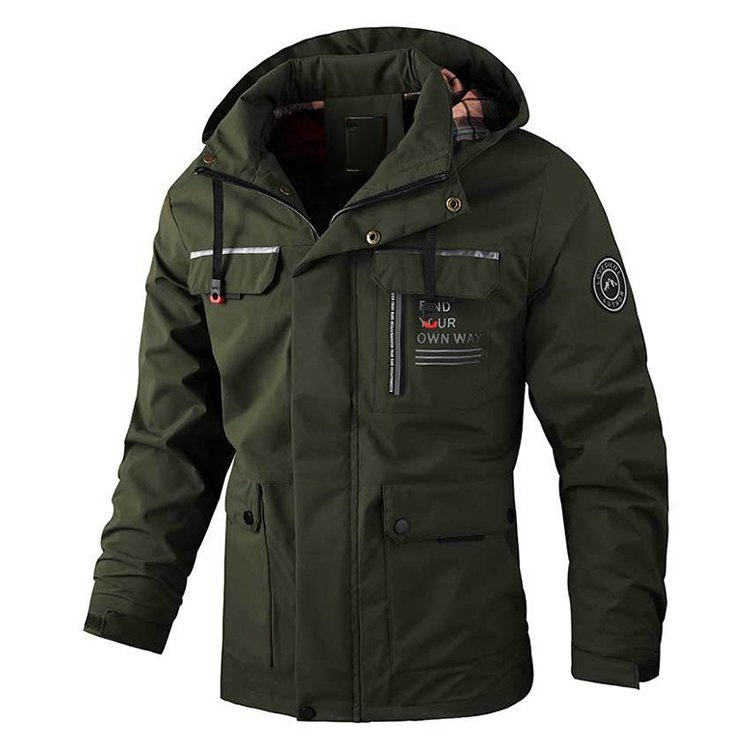 【Dreischichtige Verbund】Modische Herren-Sturmjacke