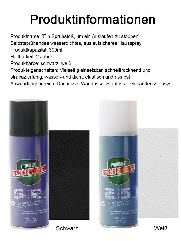 Keine Notwendigkeit, Arbeiter zu engagieren – 🏠 Wasserdicht selbst zu Hause machen! Eine Dose deckt 50㎡ ab, 🌟 30 Jahre sorgenfrei!
